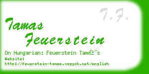 tamas feuerstein business card